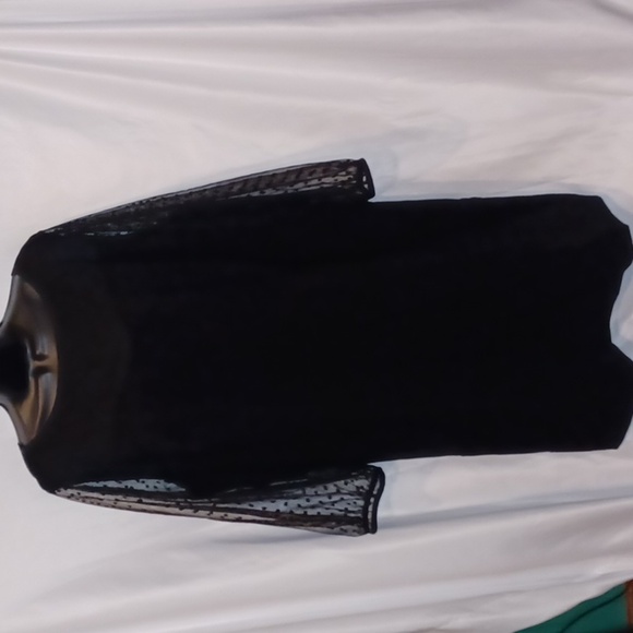 Talbots LBD with sheer sleeves Sz 18W, NWT, PTP=25", 42"L - Picture 1 of 7
